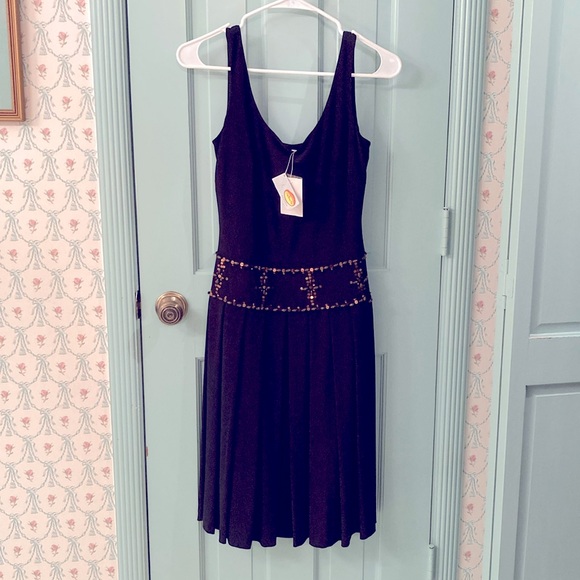 Talbots Dresses & Skirts - NWT Talbots Beaded Drop-Waist Pleated Dress, size 4 Petite